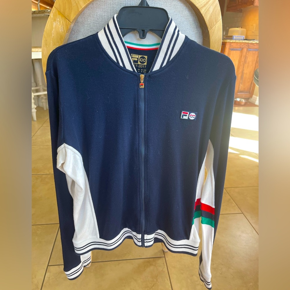 Vintage Fila zip front jacket size medium